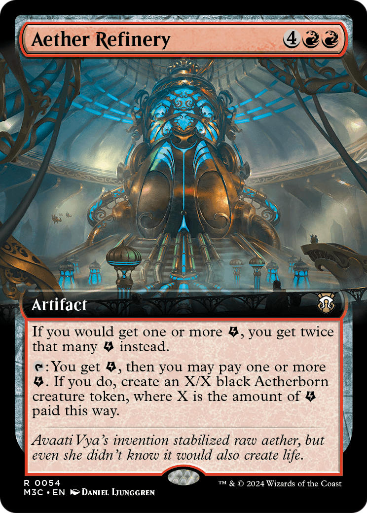 Aether Refinery (Extended Art) (M3C-054) [Modern Horizons 3 Commander]