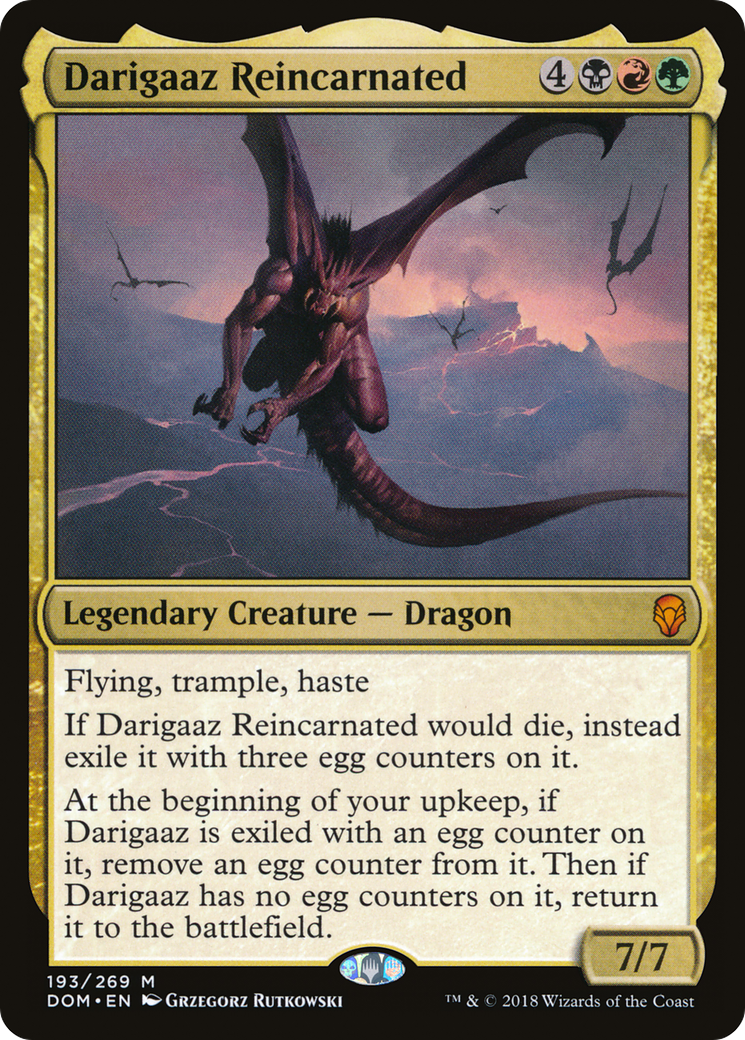 Darigaaz Reincarnated (DOM-193) [Dominaria] Foil