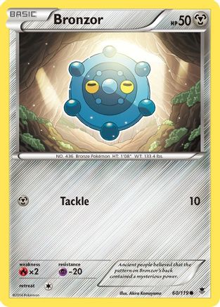 Bronzor (060/119) [XY  Phantom Forces] Reverse Holofoil - Common