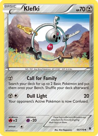 Klefki (66/119) [XY  Phantom Forces] - Uncommon