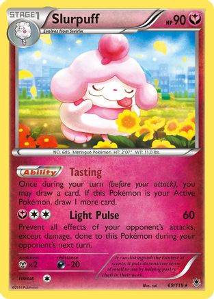 Slurpuff (069/119) [XY  Phantom Forces] Holofoil - Holo Rare