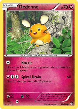 Dedenne (070/119) [XY  Phantom Forces] - Common