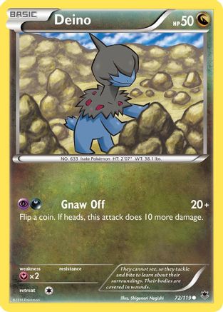 Deino (72/119) [XY  Phantom Forces] - Common