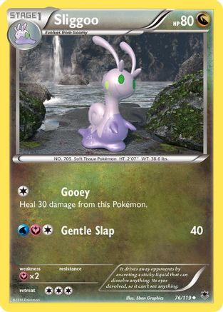 Sliggoo (076/119) [XY  Phantom Forces] Reverse Holofoil - Uncommon