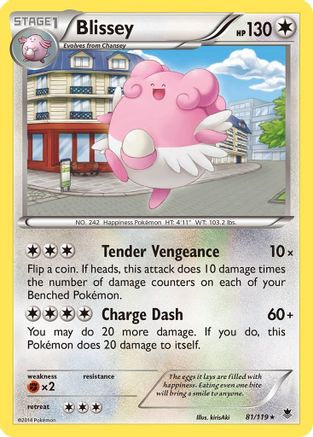 Blissey (81/119) [XY  Phantom Forces] - Rare