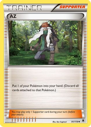 AZ (091/119) [XY  Phantom Forces] - Uncommon