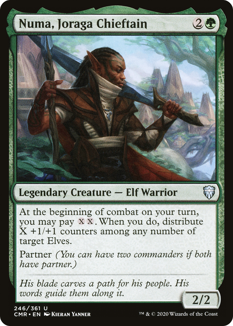 Numa, Joraga Chieftain (CMR-246) [Commander Legends] Foil