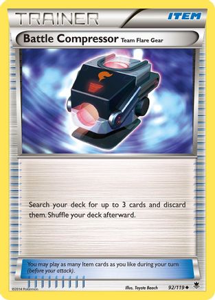 Battle Compressor (092/119) [XY  Phantom Forces] Reverse Holofoil - Uncommon