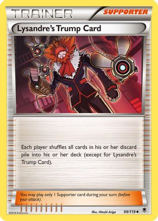 Lysandre's Trump Card (099/119) [XY  Phantom Forces] Reverse Holofoil - Uncommon