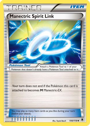 Manectric Spirit Link (100/119) [XY  Phantom Forces] Reverse Holofoil - Uncommon