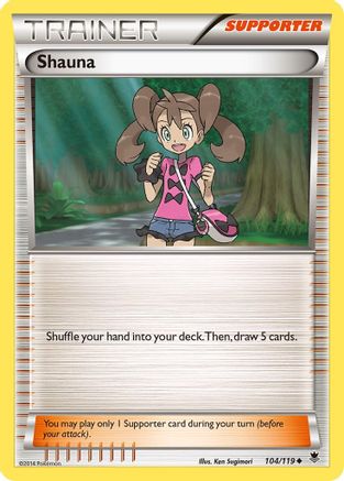 Shauna (104/119) [XY  Phantom Forces] Reverse Holofoil - Uncommon