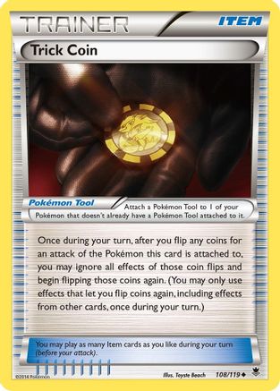 Trick Coin (108/119) [XY  Phantom Forces] - Uncommon