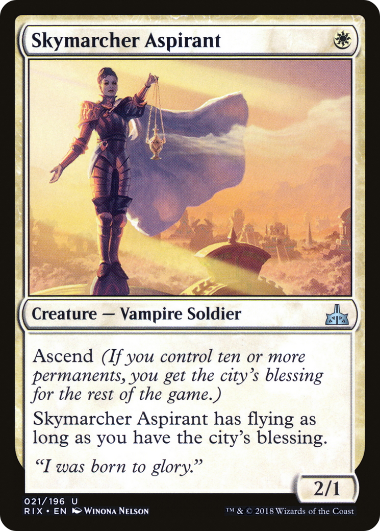 Skymarcher Aspirant (RIX-021) [Rivals of Ixalan] Foil