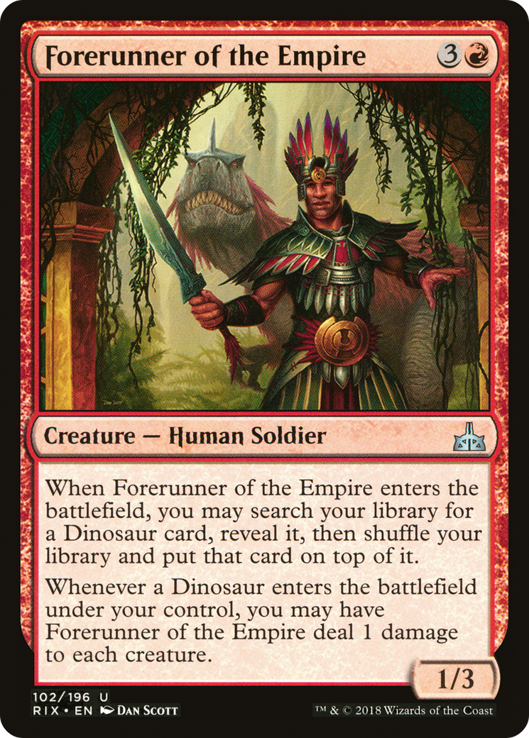 Forerunner of the Empire (RIX-102) [Rivals of Ixalan] Foil