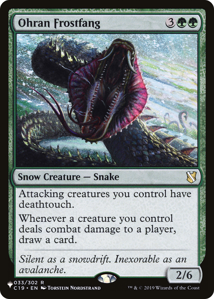 Ohran Frostfang (LIST-C19-33) [The List]