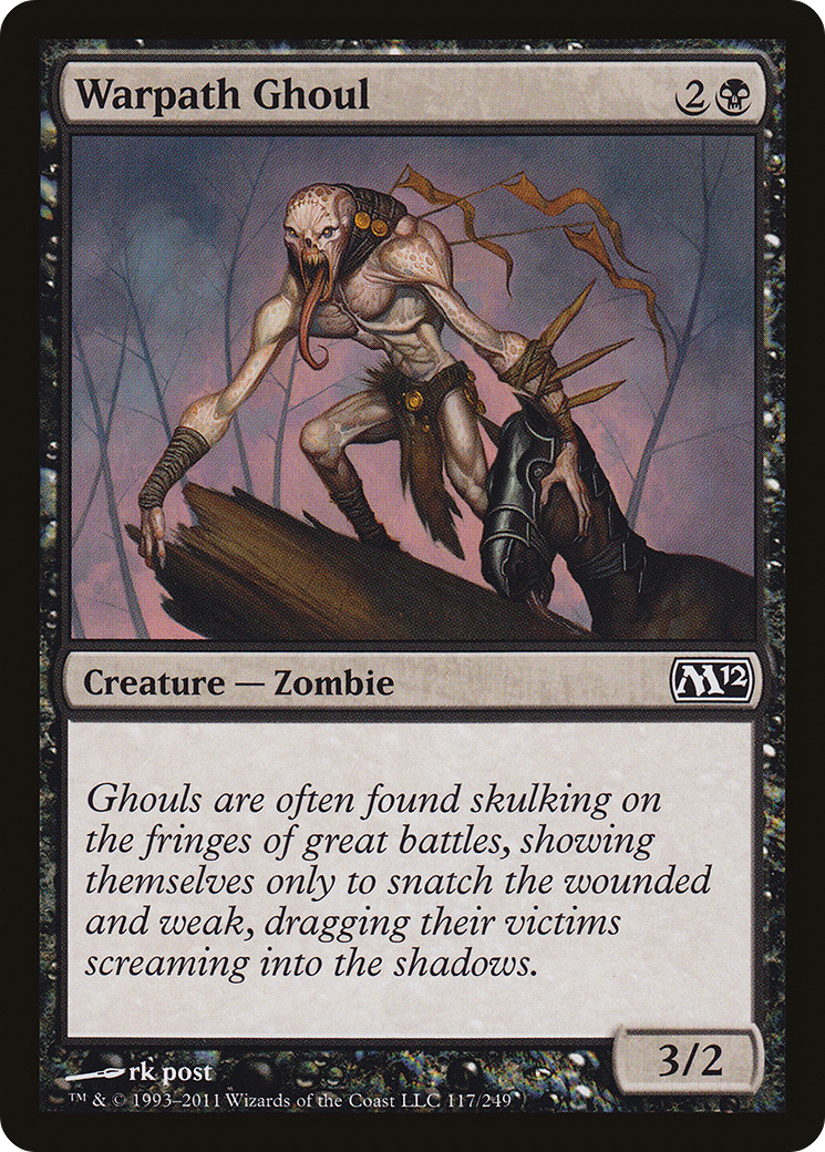 Warpath Ghoul (M12-117) [Magic 2012] Foil