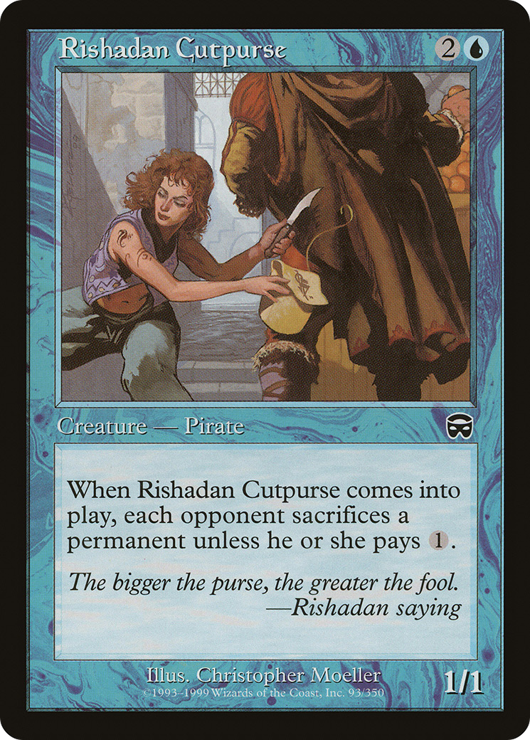Rishadan Cutpurse (MMQ-093) [Mercadian Masques] Foil