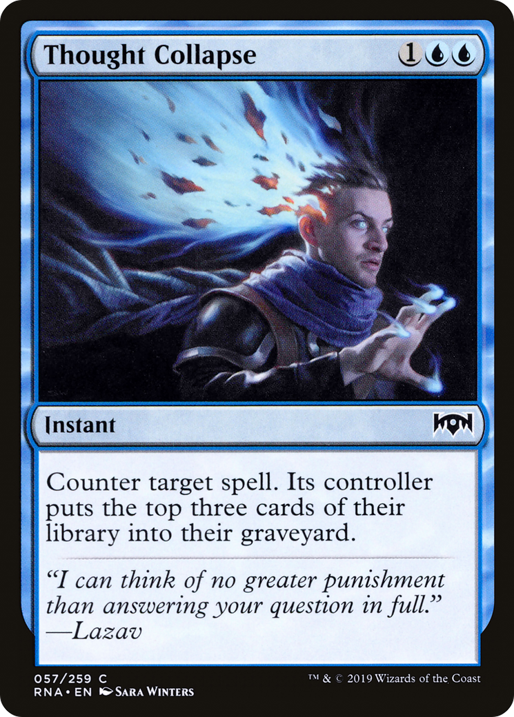 Thought Collapse (RNA-057) [Ravnica Allegiance]
