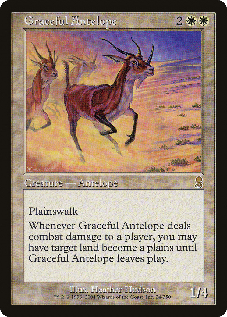 Graceful Antelope (ODY-024) [Odyssey] Foil