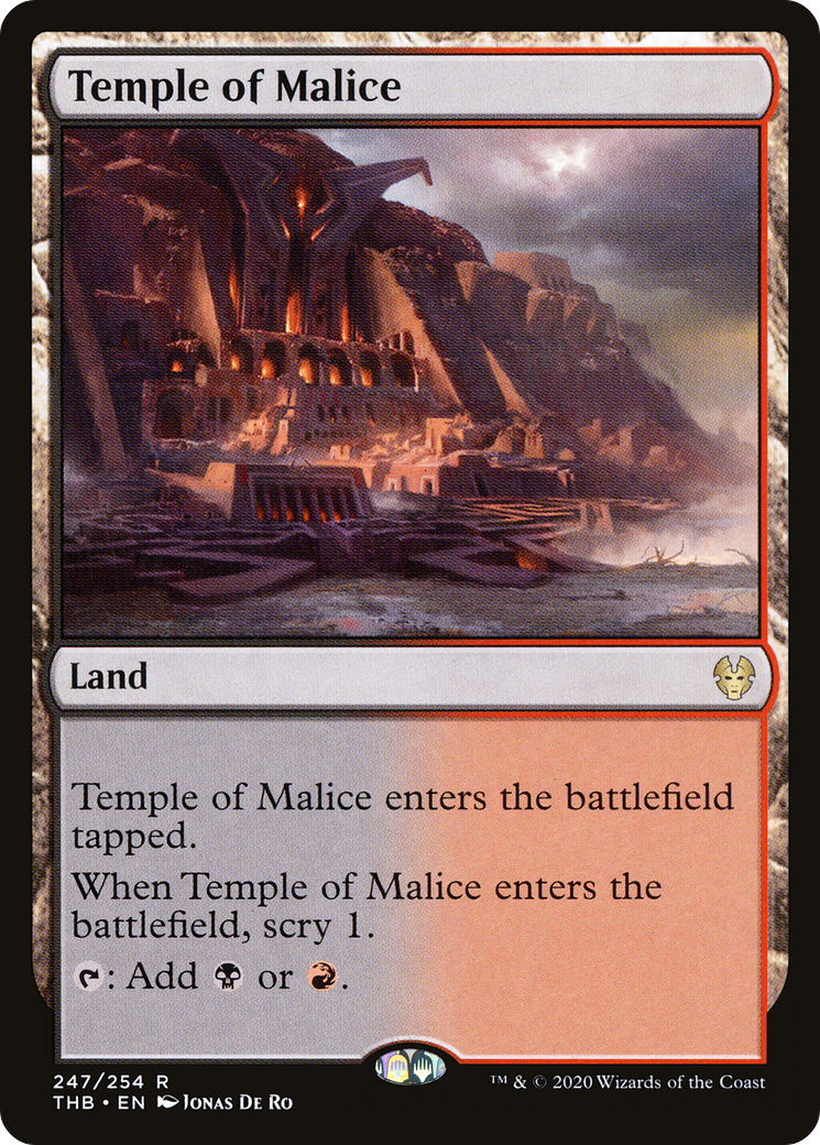 Temple of Malice (THB-247) [Theros Beyond Death] Foil