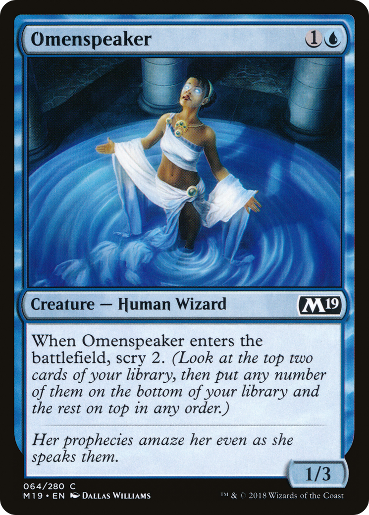 Omenspeaker (M19-064) [Core Set 2019]