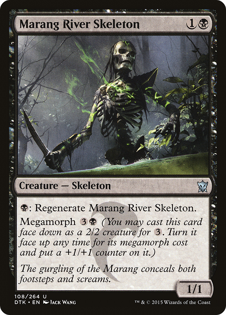 Marang River Skeleton (DTK-108) [Dragons of Tarkir] Foil