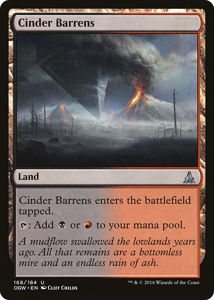Cinder Barrens (OGW-168) [Oath of the Gatewatch]