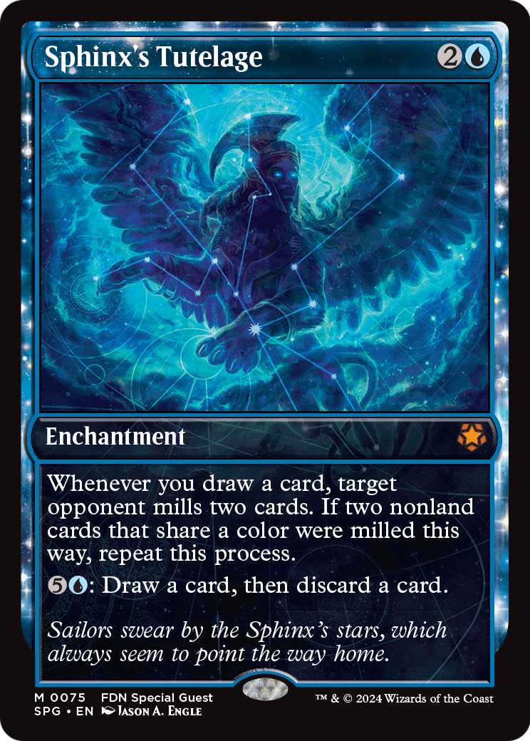 Sphinx's Tutelage (Showcase) (SPG-075) [Special Guests] Foil