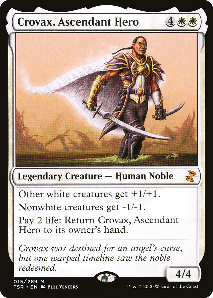 Crovax, Ascendant Hero (TSR-015) [Time Spiral Remastered] Foil