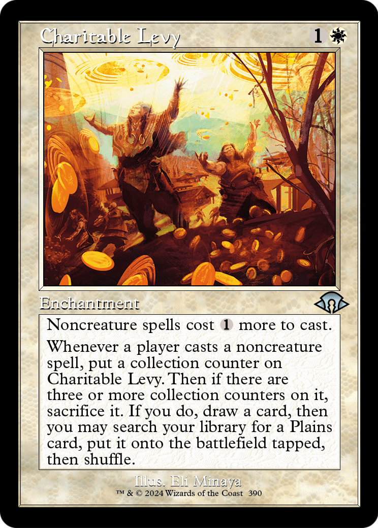 Charitable Levy (Retro Frame) (MH3-390) [Modern Horizons 3] Foil