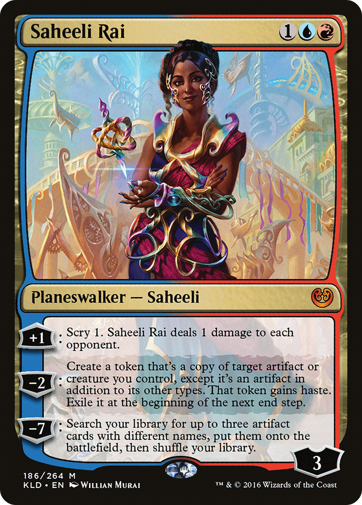 Saheeli Rai (KLD-186) [Kaladesh] Foil