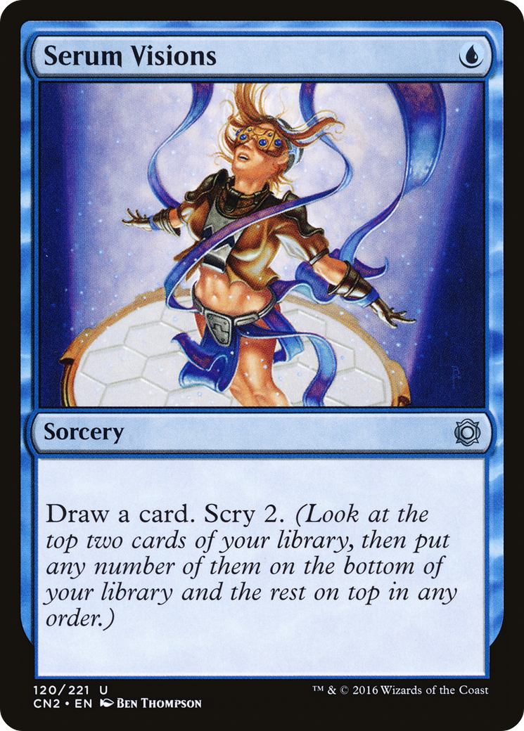 Serum Visions (CN2-120) [Conspiracy: Take the Crown] Foil