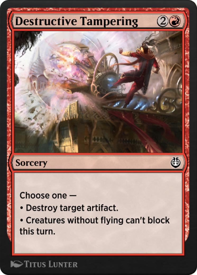 Destructive Tampering (KLR-121) [Kaladesh Remastered]