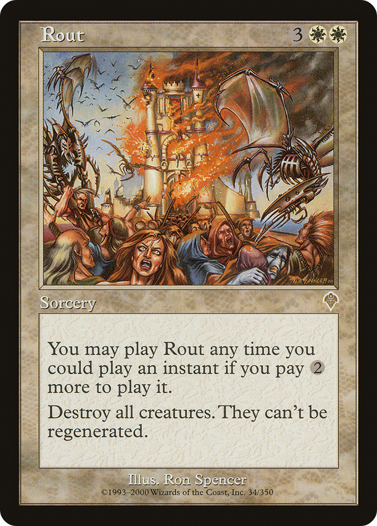 Rout (INV-034) [Invasion] Foil