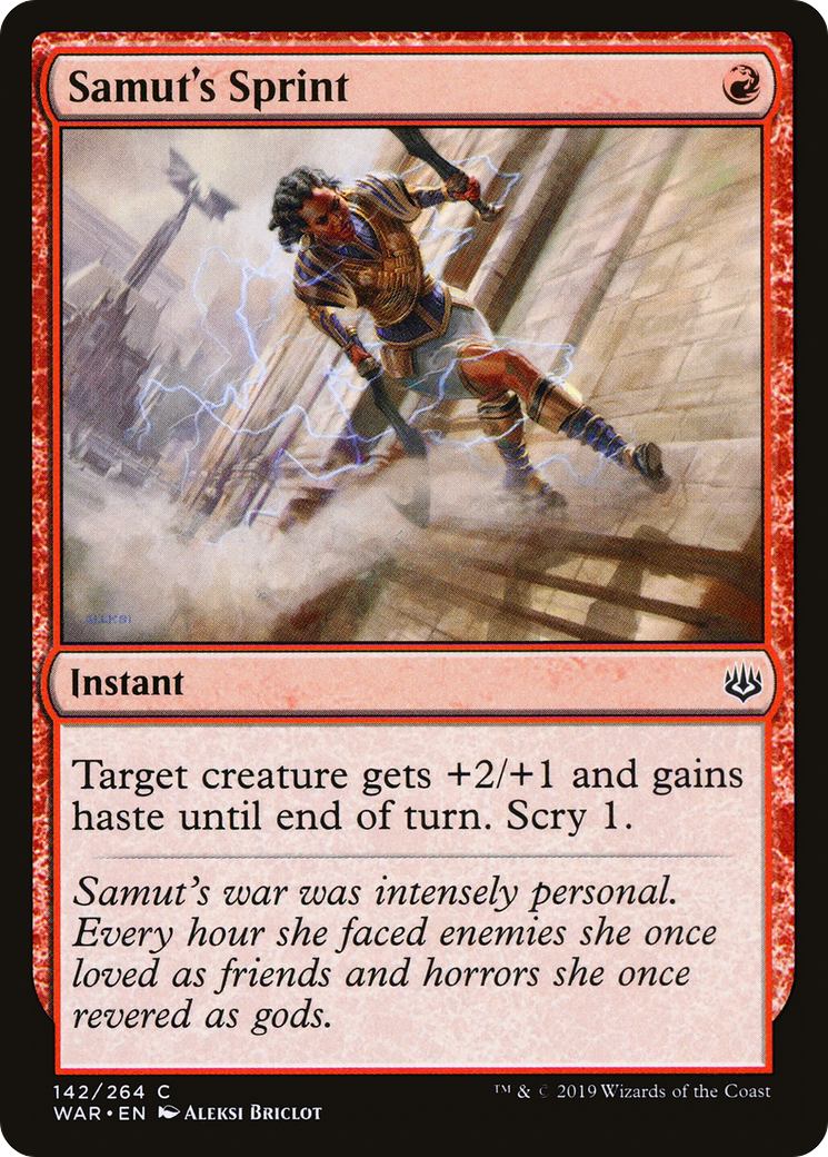 Samut's Sprint (WAR-142) [War of the Spark]