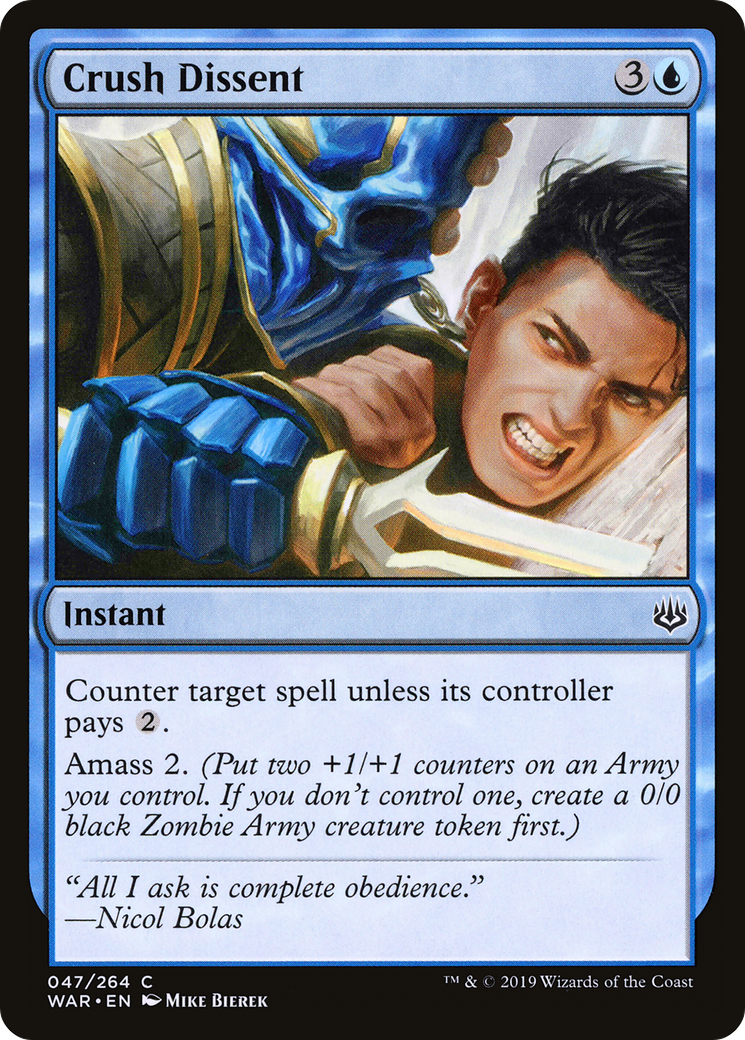 Crush Dissent (WAR-047) [War of the Spark]