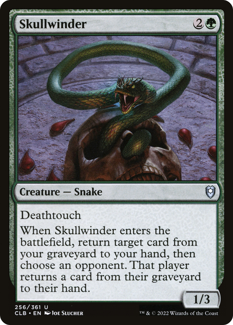 Skullwinder (CLB-256) [Commander Legends: Battle for Baldur's Gate] Foil