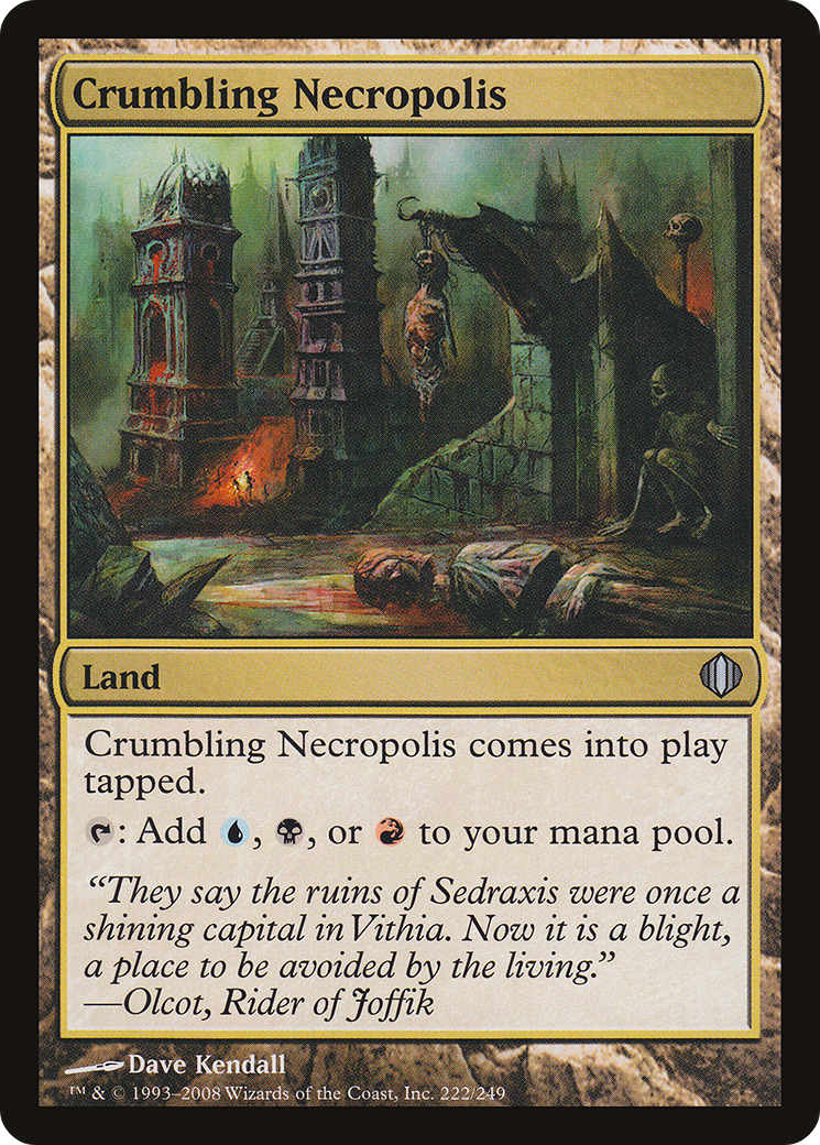 Crumbling Necropolis (ALA-222) [Shards of Alara] Foil