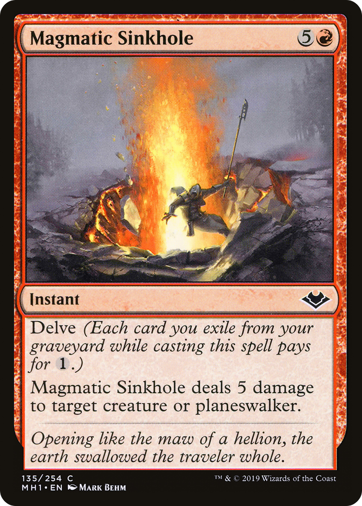 Magmatic Sinkhole (MH1-135) [Modern Horizons] Foil