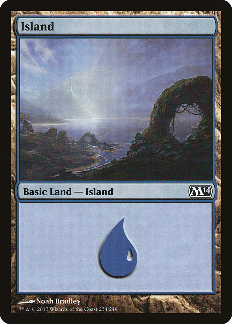 Island (M14-234) [Magic 2014]