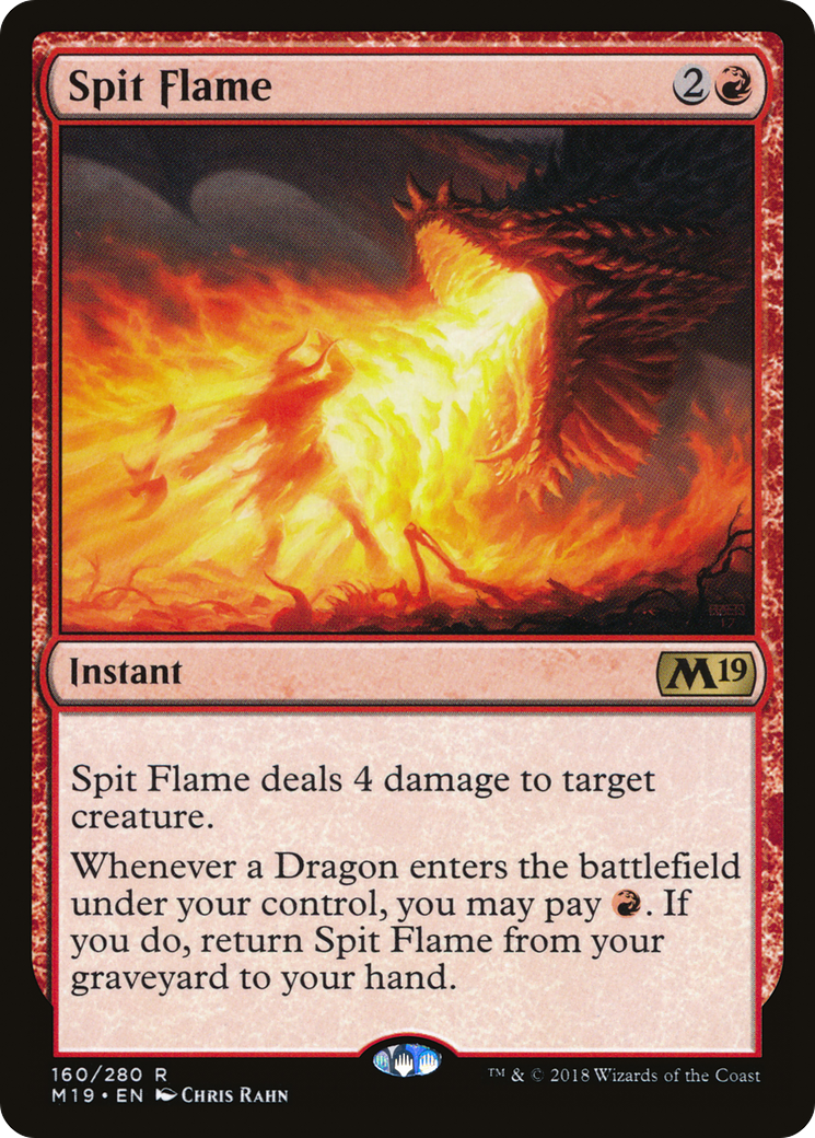 Spit Flame (M19-160) [Core Set 2019] Foil
