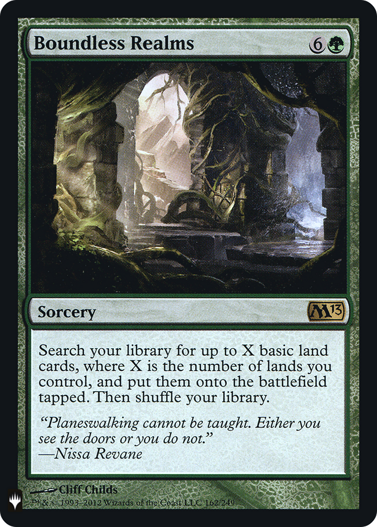 Boundless Realms (LIST-M13-162) [The List] Foil