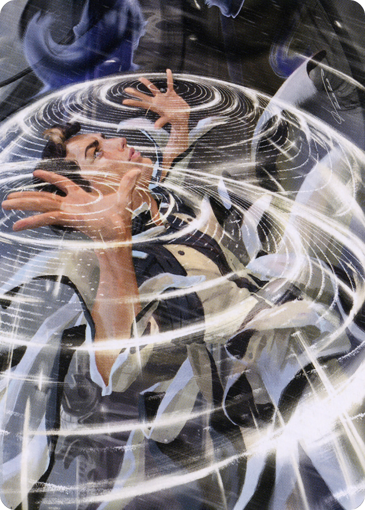 Selfless Glyphweaver // Selfless Glyphweaver (ASTX-039) (Borderless) [Strixhaven Art Series]