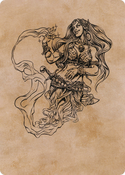Djinni Windseer // Djinni Windseer (AAFR-074) (Borderless) [Adventures in the Forgotten Realms Art Series]