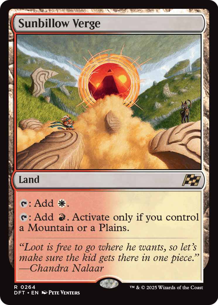 Sunbillow Verge (DFT-264) [Aetherdrift] Foil