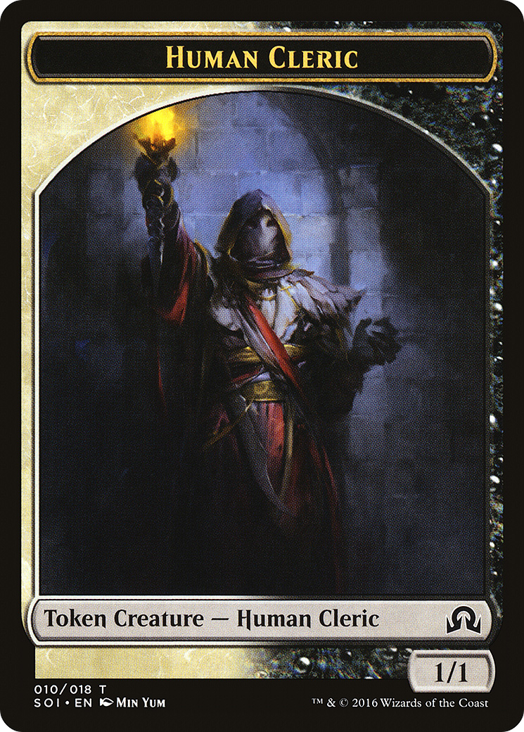 Human Cleric Token (SOI-010) [Shadows over Innistrad Tokens]