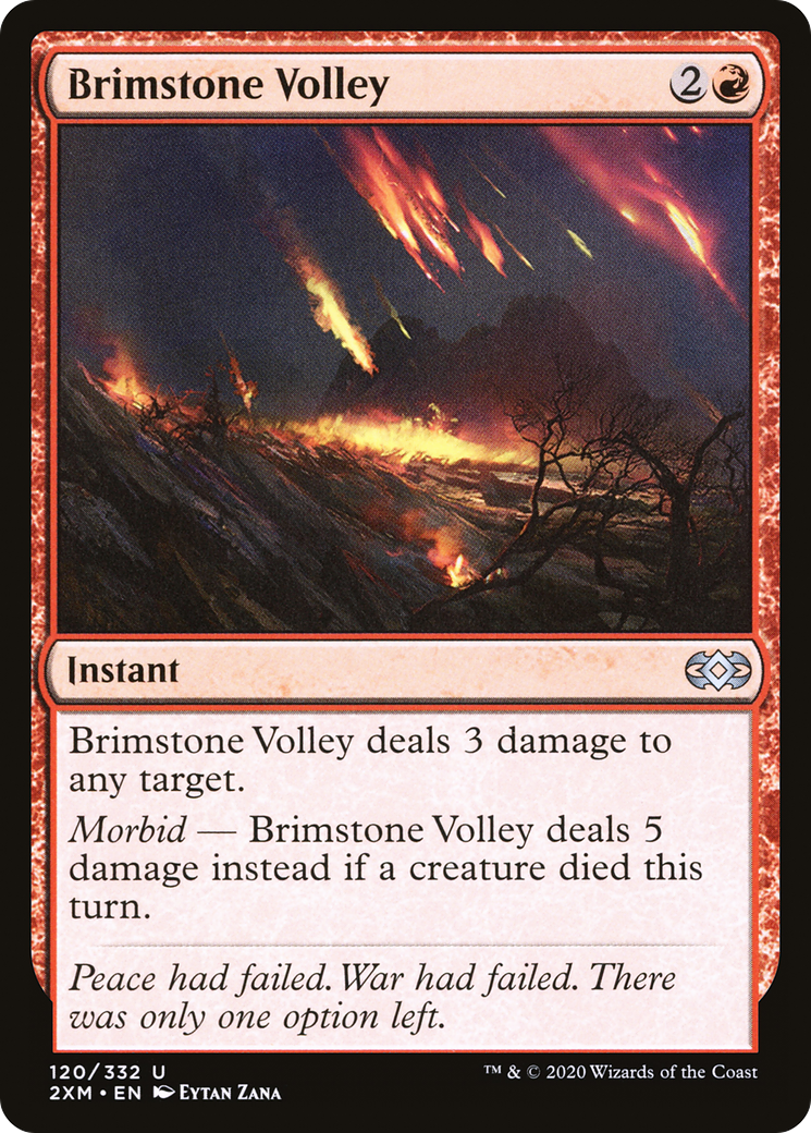 Brimstone Volley (2XM-120) [Double Masters]