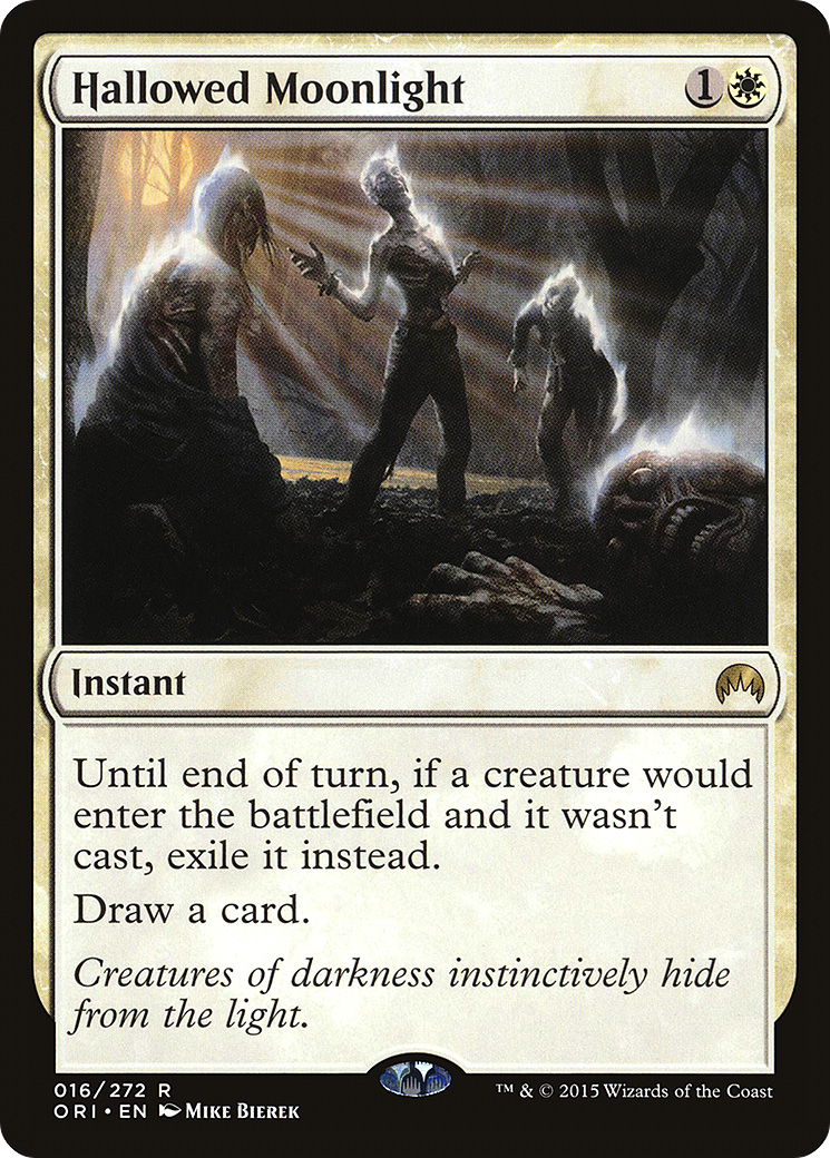 Hallowed Moonlight (ORI-016) [Magic Origins] Foil