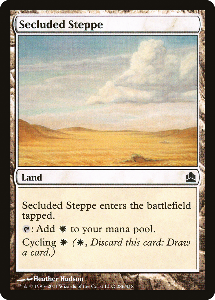Secluded Steppe (CMD-286) [Commander 2011]