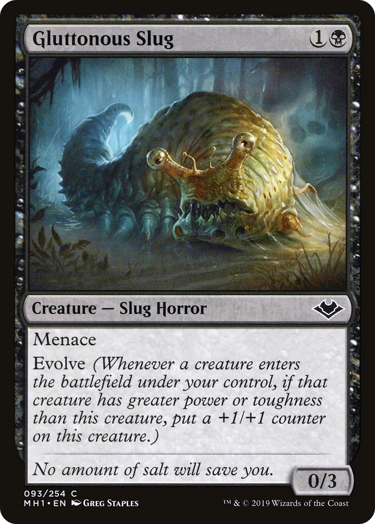 Gluttonous Slug (MH1-093) [Modern Horizons] Foil